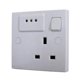 Wall Socket With Protection, Bt Socket With 3 Indicator Light Powermatic