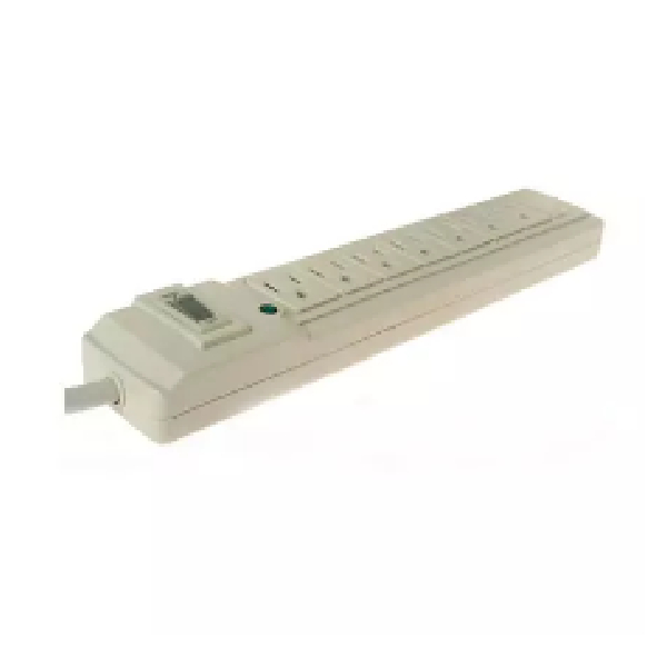 Extension Socket, Us Type With Surge Protection 7 Way