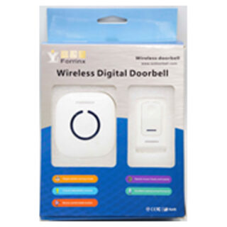 Wireless Door Bell With Remote 100M Distance Uses 23A And Aa Batteries