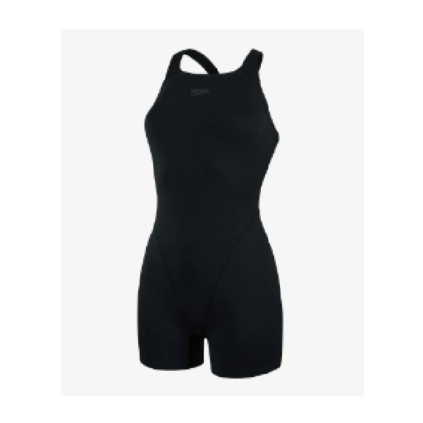 Women Swim Costume Upto Knee Sinle Piece, Black, X-Large
