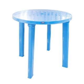 Plastic Round Table 80Cm, Assorted Colors