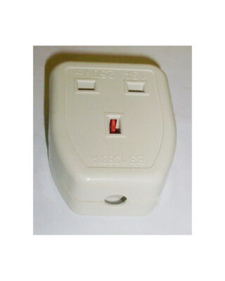 Single Gang Socket With Power Cable C13, Black, Terabit