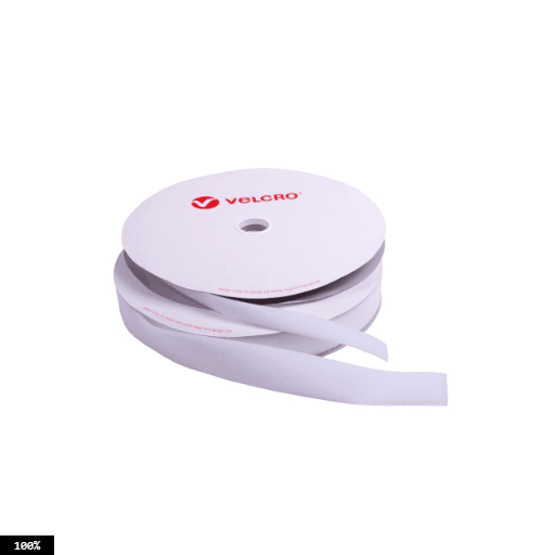 Velcro Hook (Male Side), White, 38Mm Width, Per Metre, Self Adhesive By Sticker