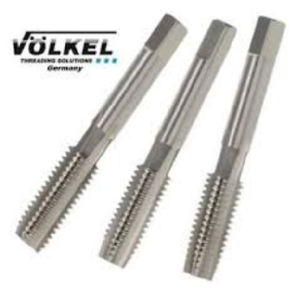 Volkel Hand Tap Set 3 Pcs. Iso 529/ Hss-G Mf 10X1.0
