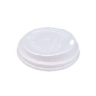 ST-CPLA Lids for Paper Cups – 12oz/16oz Biodegradable & Compostable (Pack of 50pcs)