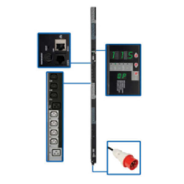 11.5 kW 3‑Phase Switched PDU – TrippLite 0U Power Distribution Unit