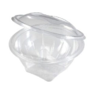 St/Hf-Oval Hinged Container 375Ml (V00511/P), Pack Of 50 Pcs