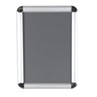 Round Corner Snap Frame 25mm Silver A2
