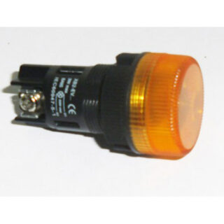 Push Button Switch, Yellow, 220V Yellow