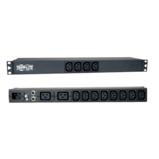 14 Iec Port Basic Rackmount Pdu, 1U Or 0U, 16A Overload Protection, Versatile Mounting Options Tripp-Lite Pdu12Iec Black Powder Coated Metal