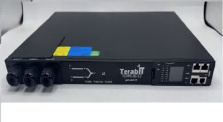 ATS PDU 30A, (2 Input & 1 Output) Hardwired, Max 30A Horizontal With NPDU Meter, Remote Network Monitoring Terabit