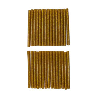 Glittered Glue Sticks Gold 7X100mm, 30pcs/Pkt