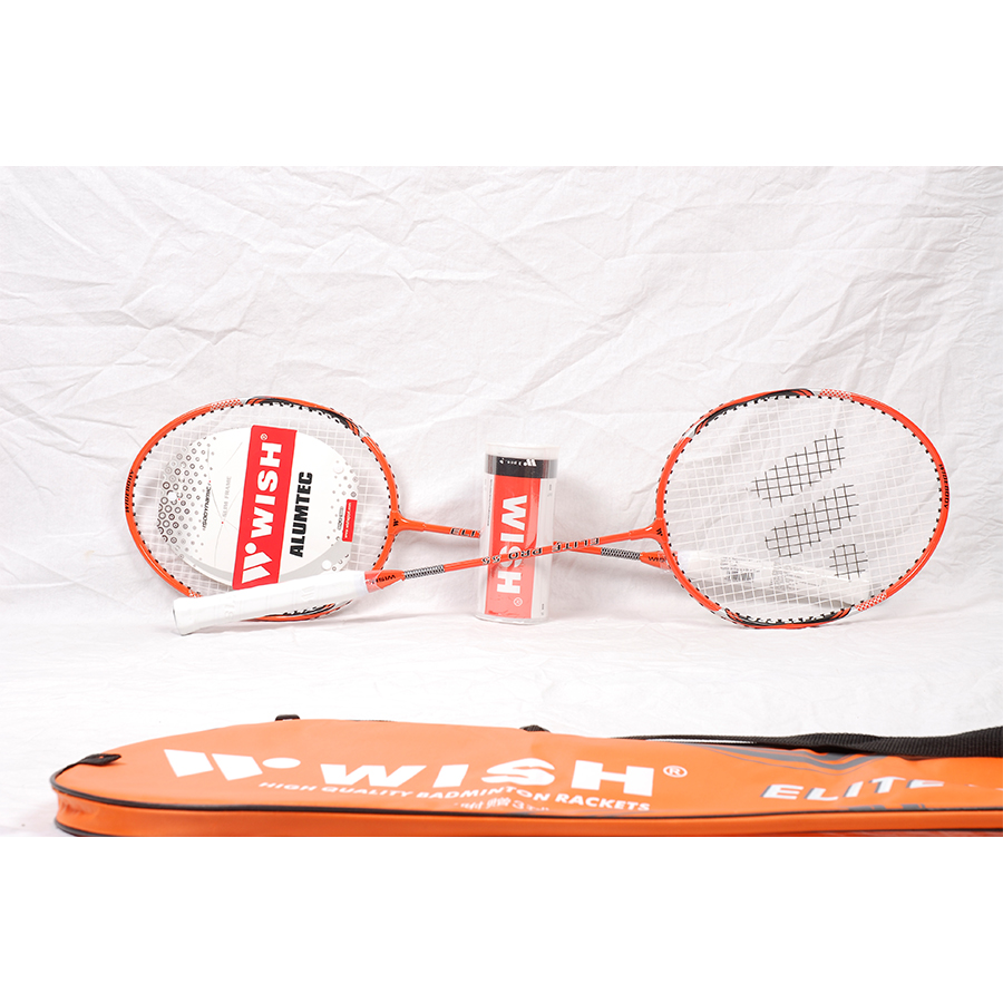 Badminton Set, 2 Racket + 3 Shuttle Cock + Full Cover Wish - Image 3