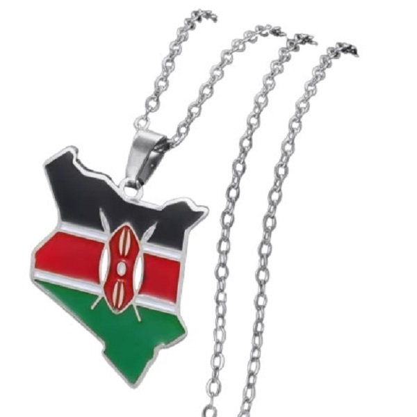 Kenya Map Pendant Necklace - Image 3