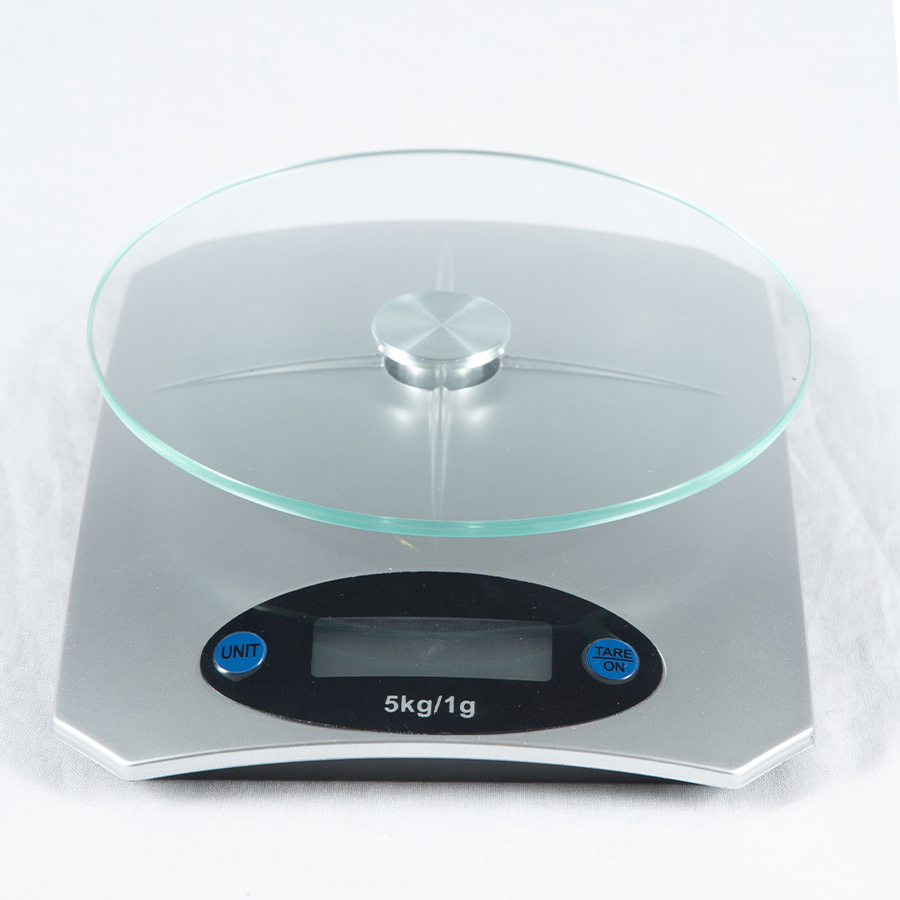 Digital Kitchen Scale With Glass Top, 5Kg