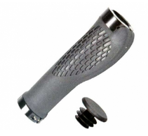 Handle Grip ,Black W/Silver Ring 130mm
