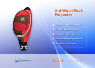 Ant Waist Pack, 35×7.5x12cm, Polyester