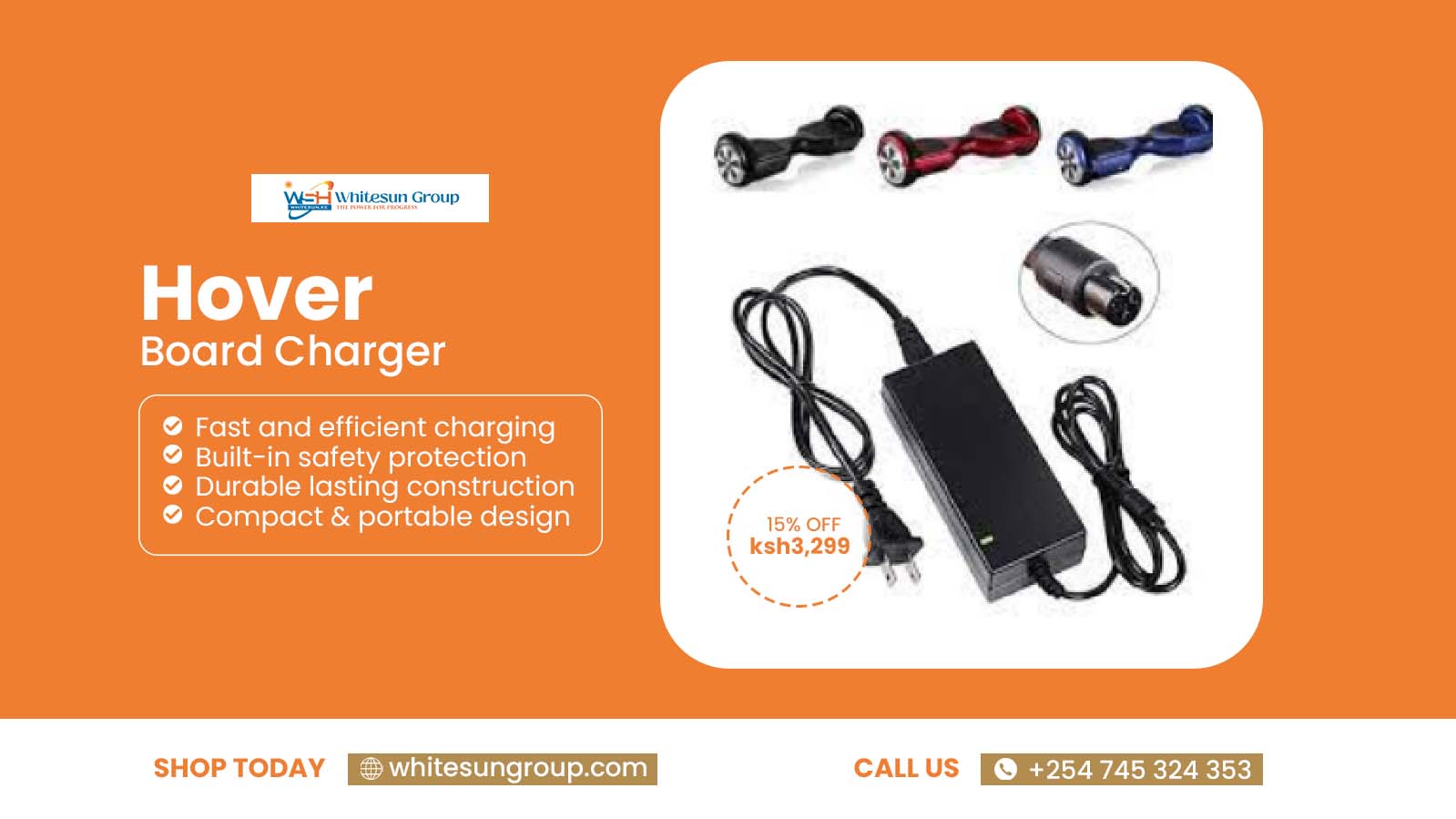 Charger For Hover Board