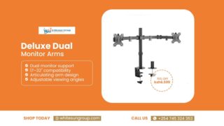 Deluxe Dual Monitor Articulating Monitor Arms