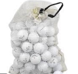 Golf 2-P Tour Ball, Bulk, White, 100Pcs/Bag