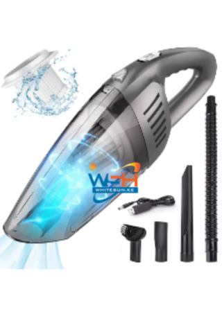Vacuum Cleaner 120W – Lithium Rechargeable, Dry & Wet, 8000PA Suction, Gray