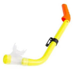 Swim Snorkel Yellow With Orange Head With Clip, Striker Swim