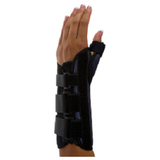 Foam Wrist Splint With Thumb – Left Medium – Comfortable Support and Stabilization