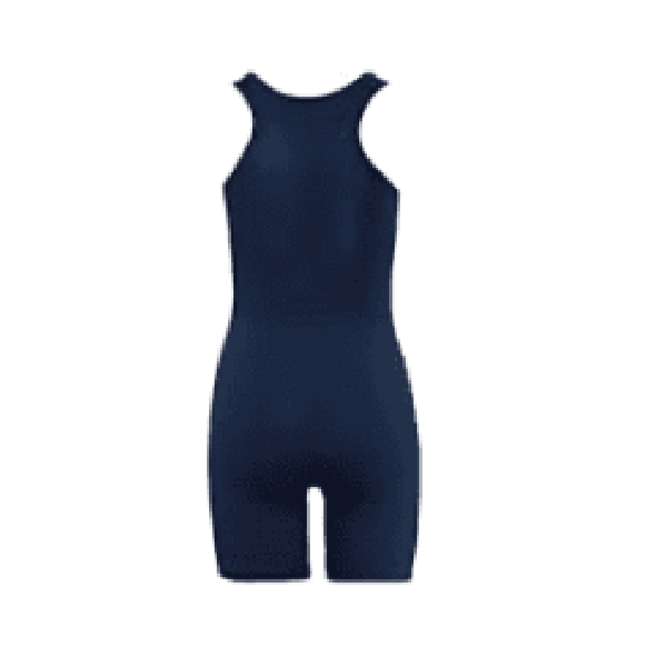 Women Swim Costume Upto Knee Sinle Piece, Black,Small