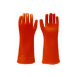 Anti-Electrical 12kV High Voltage Insulated Gloves, Latex Material – Free Size, Length: 390mm, Black/Red