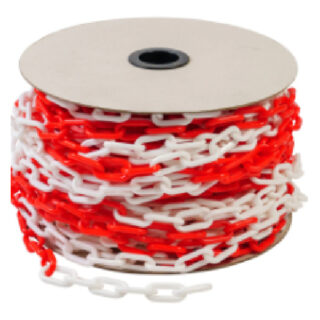 Plastic Chain 3Mm, Red / White, 50 M Length Sunpower