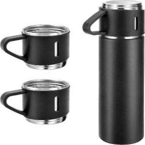 Vacuum Flask Set, Thermos With 2XCups In Gift Box & Handbag, 500ml