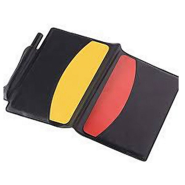 Referee Cards For Soccer 2 Cards (Note Book With Pencil & Holder)