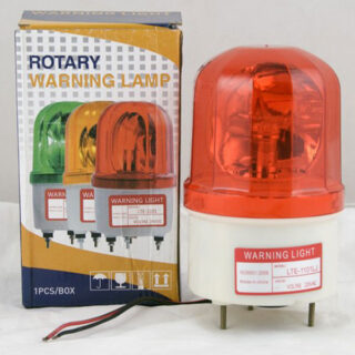 12V DC Rotary Warning Lamp 1.5W, 90Db Red