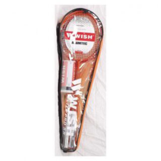 Badminton Set, 2 Racket + 3 Shuttle Cock + Full Cover Wish