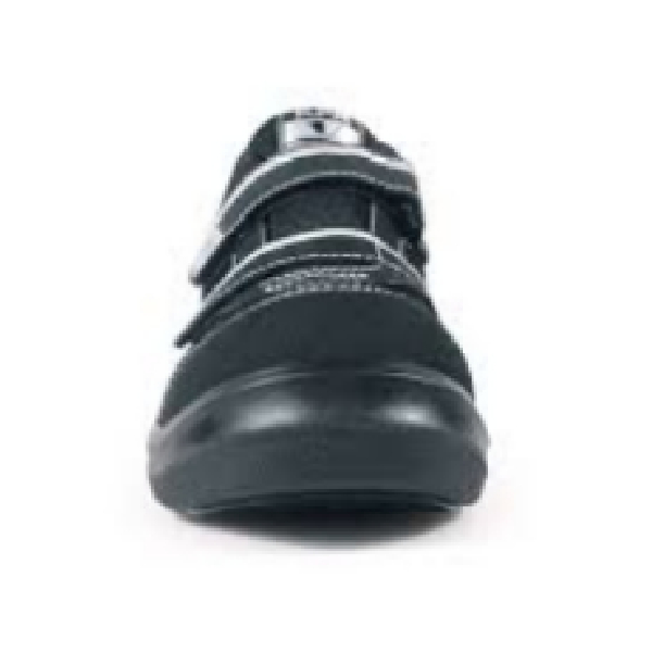 Low Cut Safety Shoe With Velcro 38 Sunpower Black