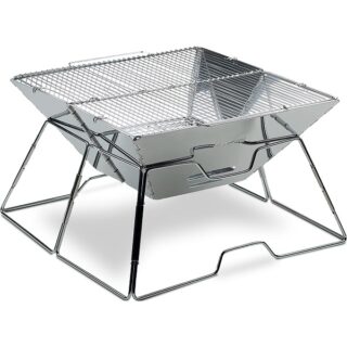 Charcoal BBQ Grill Classic Large, 46X46X27.5cm, Stainless Steel With Carry Bag