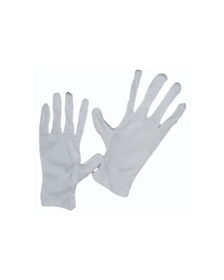 Gloves Cotton Interlock Gloves, White