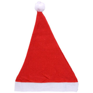 Santa Hat Woven Plain 28X40Cm