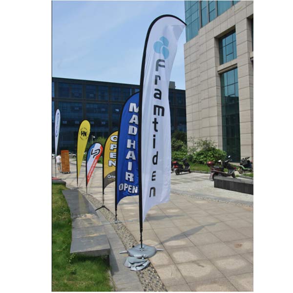 Flying Banner – Iberglass Pole+Metal Cross Base With Water Bag