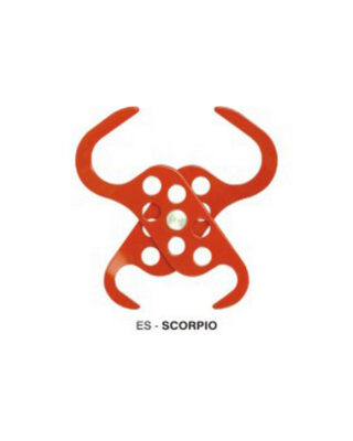 Scorpio Lockout Hasp Powder Coated – Red Esquare