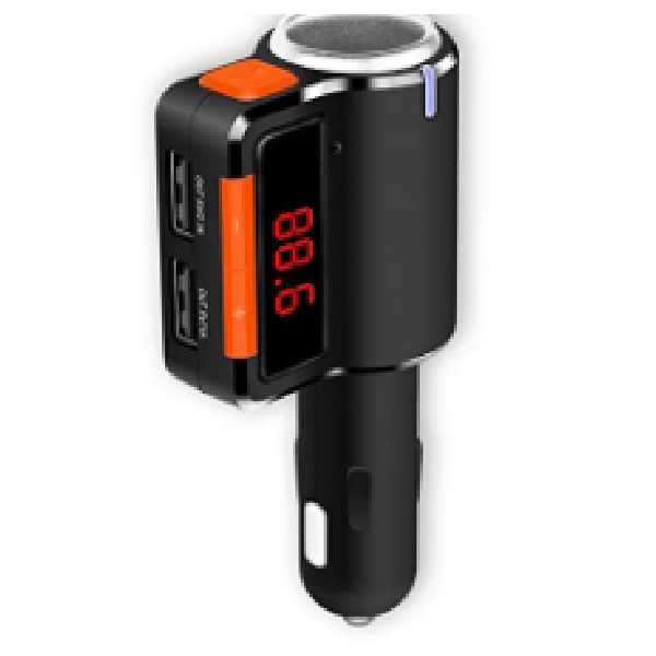 Car FM Transmitter with Bluetooth – Hands-Free MP3 Player with Display
