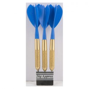 Brass Darts Rough Grip Set Of 3 Kwiz