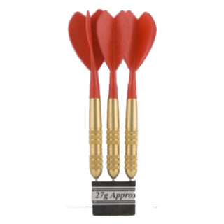 Brass Darts Rough Grip Set Of 3. 27Gms Kwiz