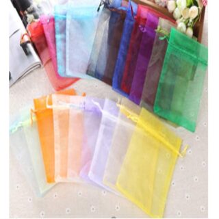 Organza 9*12 Cm Drawstring Bags – Per 10 Pieces