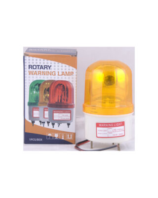 220V Ac Rotary Warning Lamp 1.5W Led, 90Db Amber