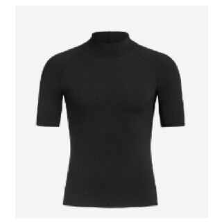Rash Guard Short Sleeve For Man Black Large