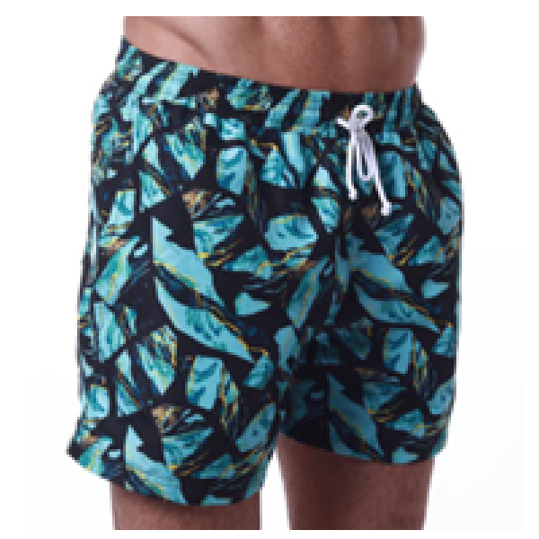 Board Short Green/Black X-Large