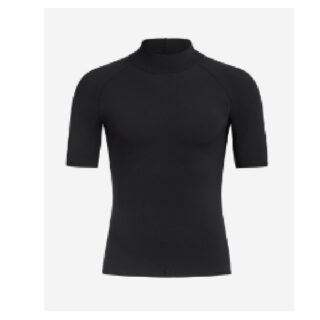Rash Guard Short Sleeve For Man Black X-Large