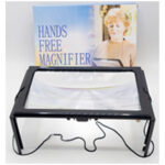 Hands-Free Magnifier – With Stand, Neck String & LED Light