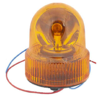 Strobe Light With Siren With Magnetic Base 12-24Vdc Red/Yellow